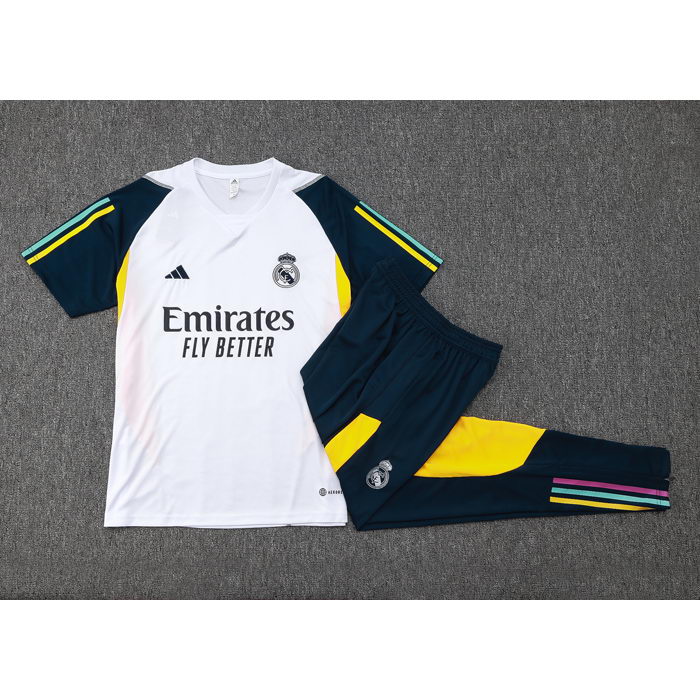 Chandal del Real Madrid Manga Corta 2023-24 Blanco